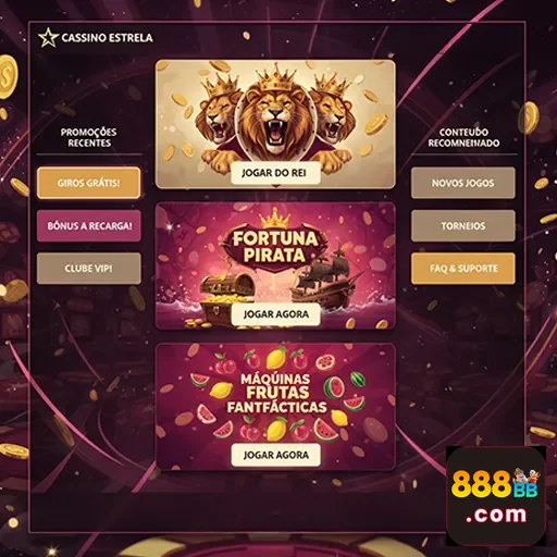 Diversas máquinas de slot games em cassino online